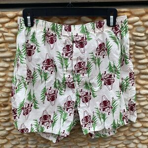 NWOT New Old Navy Men's Christmas/Holiday Santa Ski Cotton Boxers. Medium